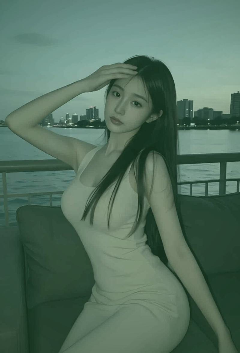 一幅温馨的治愈系漫画场景：窗台上放着绿植和小猫，阳光洒进室内