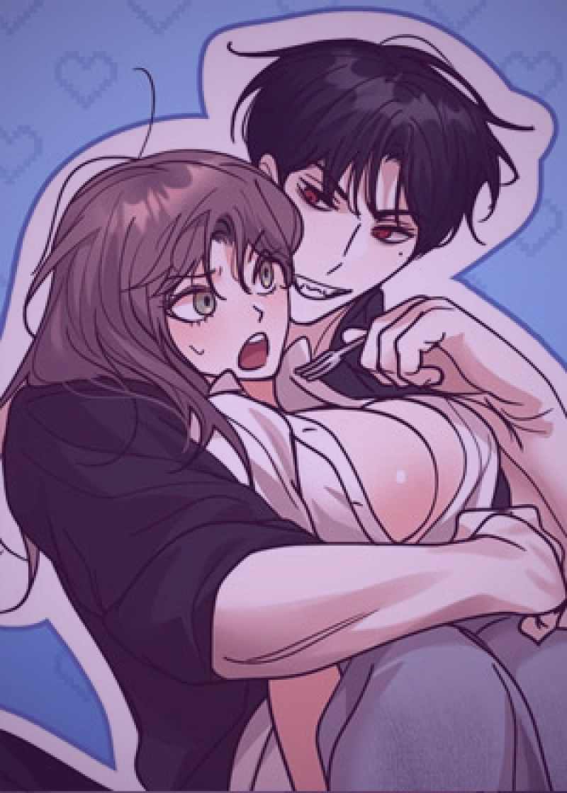 悬疑漫画中身份互换的视觉表现，两个角色在镜像中互相凝视